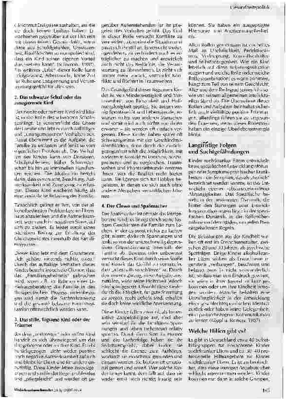 Vorschauseite 3: Das einzig Zuverlässige ist die Unzuverlässigkeit - Kinder in Alkoholikerfamilien