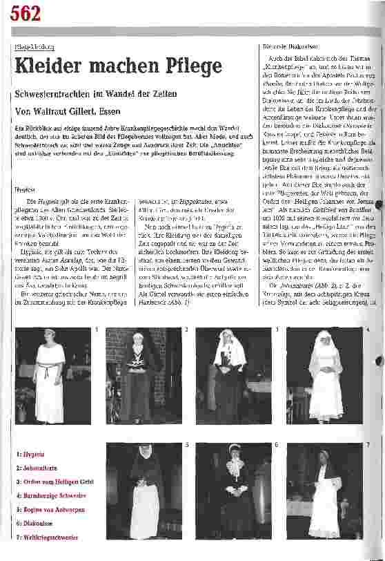 Vorschauseite 1: Kleider machen Pflege Schwesterntrachten im Wandel der Zeiten.