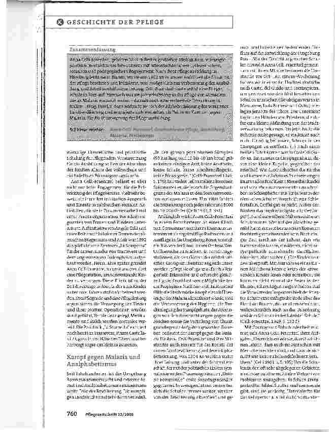Vorschauseite 4: Ein Leben im Zeichen des Kampfes gegen die Malaria