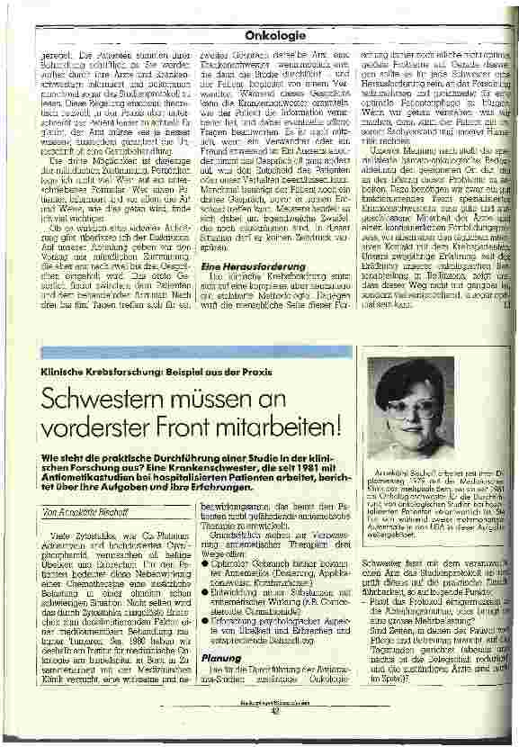 Vorschauseite 3: Gewähr für eine optimale Patientenpflege