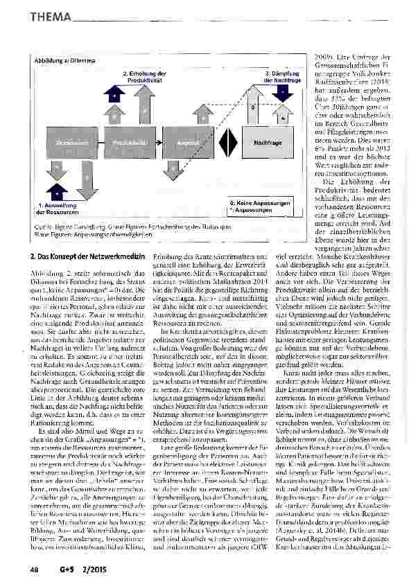 Vorschauseite 3: Qualitätswettbewerb in der Netzwerkmedizin