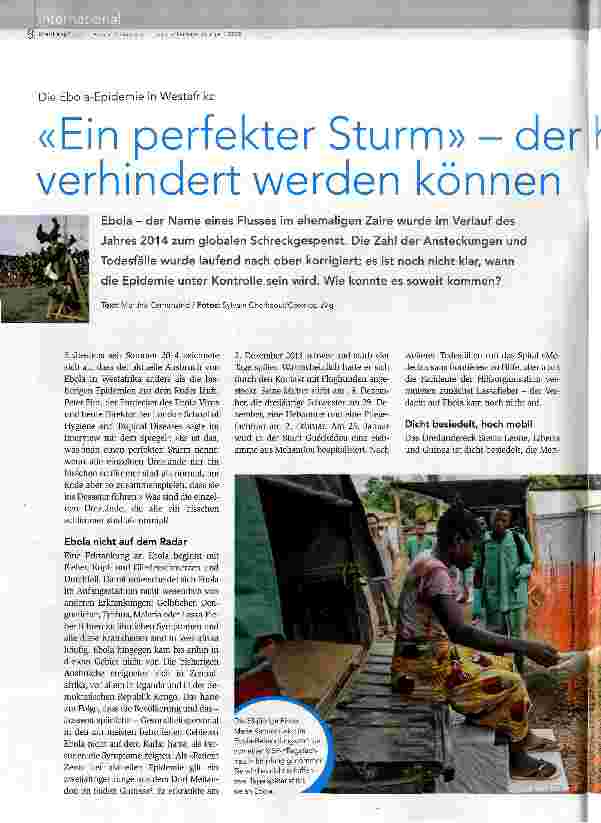 Vorschauseite 1: «Ein perfekter Sturm» - der hätte verhindert werden können
