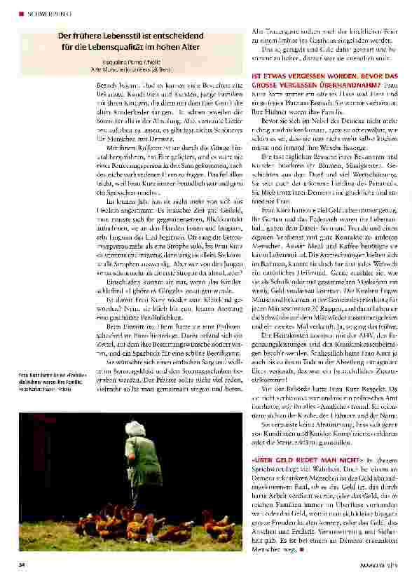 Vorschauseite 3: «Geistige Armut» führt zur Altersarmut