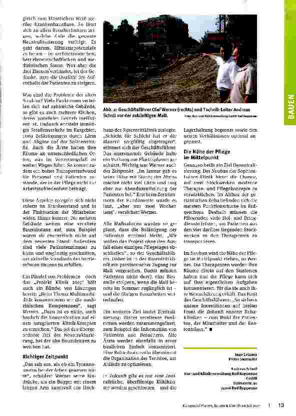 Vorschauseite 4: Aus Alt mach Neu Durch bauliche Veränderungen zu Zukunftsfähigkeit
