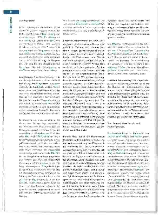 Vorschauseite 3: Neuer Pflegebegriff „Die Umstellungsphase wird aufwendig sein