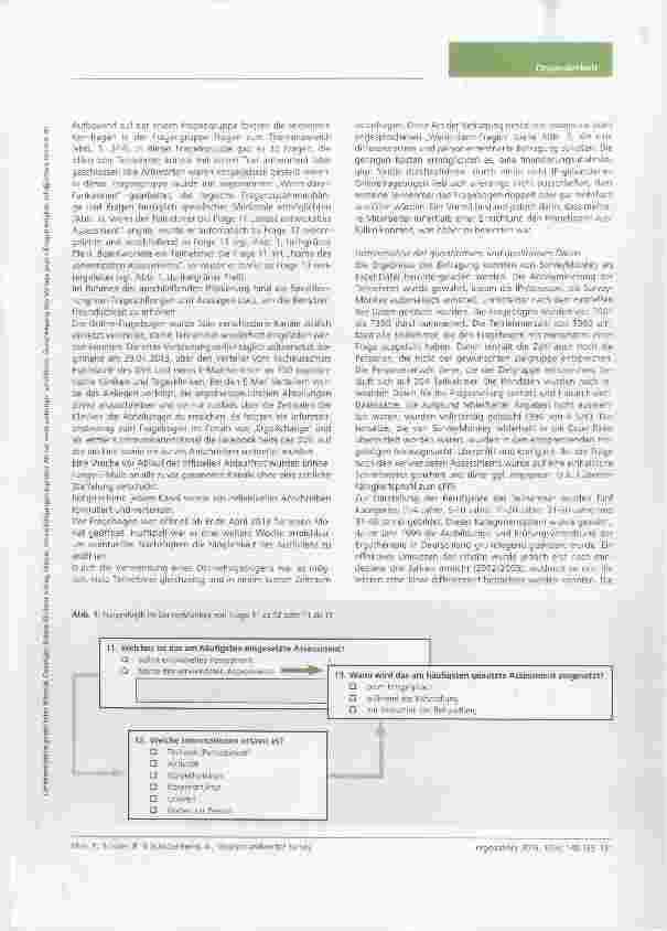 Vorschauseite 4: Deutschlandweiter Survey zur Erfassung der eingesetzten Assessments im Fachbereich Psychiatrie sowie der Art und Weise ihrer Nutzung