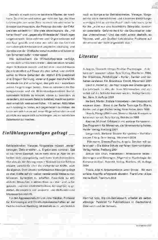 Vorschauseite 3: Hart, aber herzlich. Führen mit Sozialkompetenz: effizient und nachhaltig