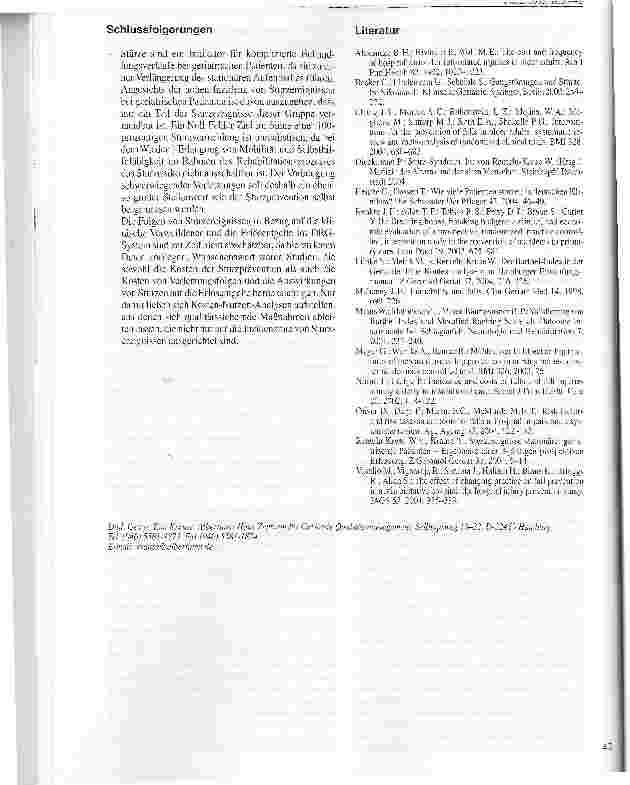 Vorschauseite 4: Sturzfolgen bei geriatrischen Krankenhauspatienten