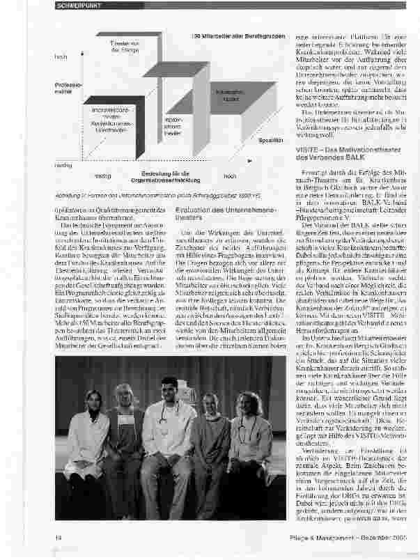Vorschauseite 3: Motivationsund Unternehmenstheater im Krankenhauszwei erfolgversprechende Beispiele aus der Praxis