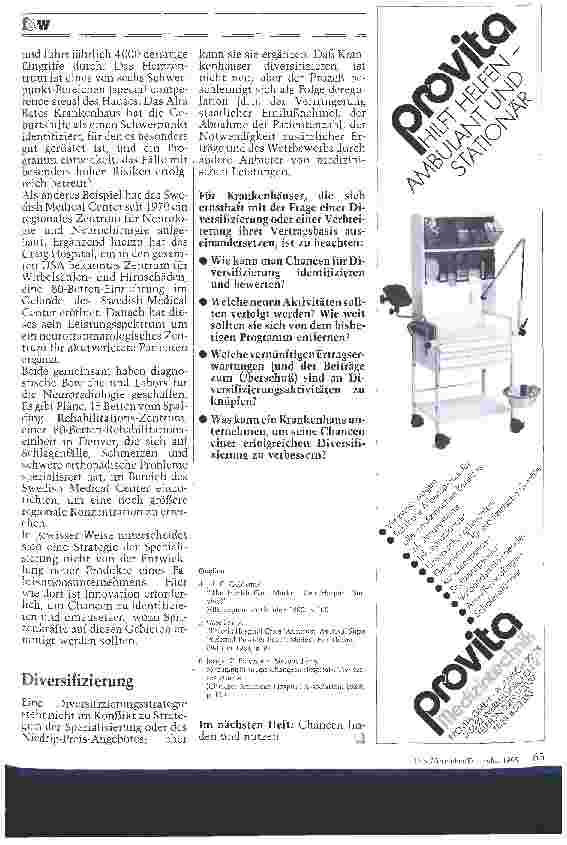 Vorschauseite 3: Überlebensstrategien im Krankenhauswesen Strategien für einen Wandel - 2. Teil