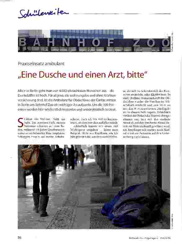 Vorschauseite 1: Eine Dusche und einen Arzt, bitte