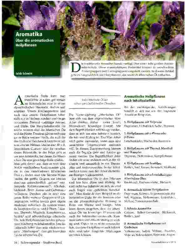Vorschauseite 1: Aromatika