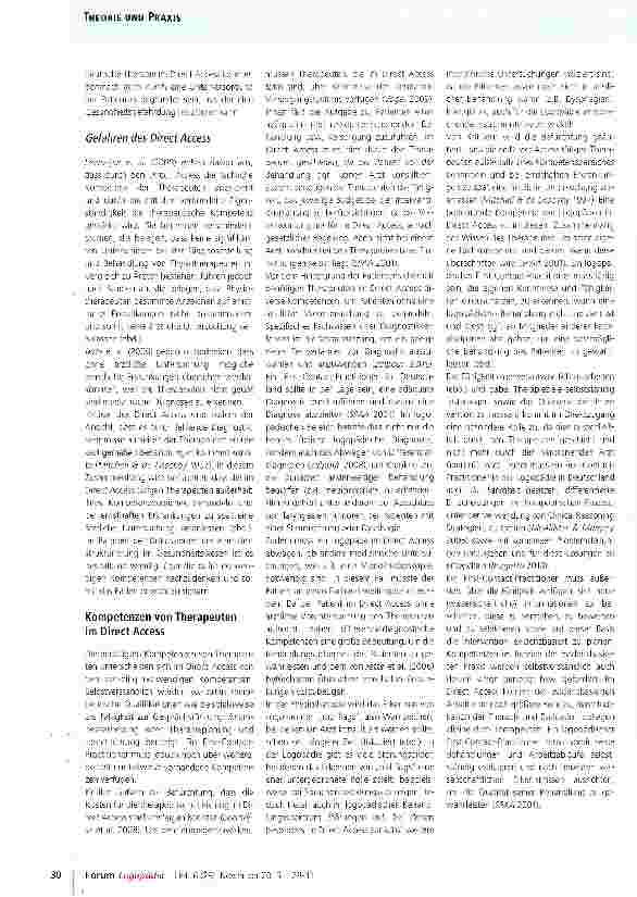 Vorschauseite 3: Ohne Umwege zur Logopädin?