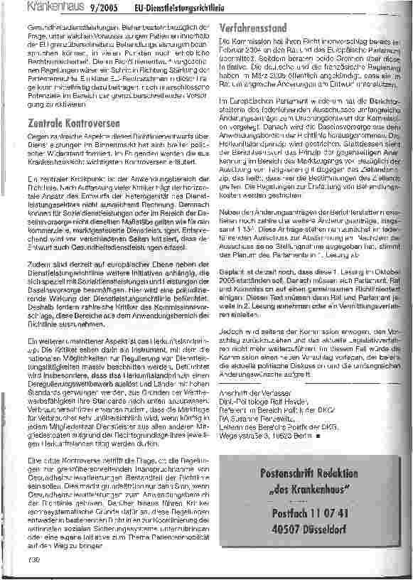 Vorschauseite 4: EU-Dienstleistungsrichtlinie: Hintergrund, Inhalte, Kontroversen