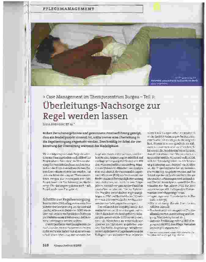 Vorschauseite 1: Überleitungs-Nachsorge zur Regel werden lassen
