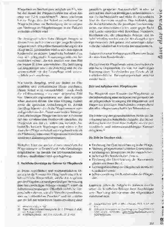 Vorschauseite 5: Pflegekammern in Deutschland-Durchbruch oder endlose Warteschleife? !