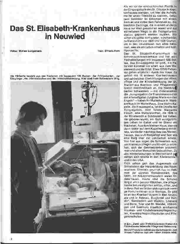 Vorschauseite 1: Das. St.Elisabeth-Krankenhaus in Neuwied