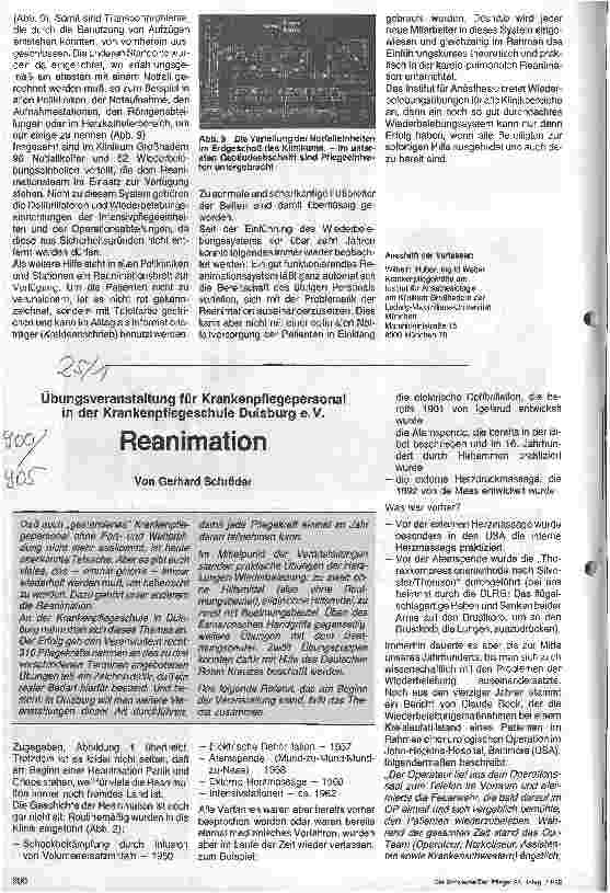 Vorschauseite 3: Wiederbelebungssystem am Klinikum Großhadern