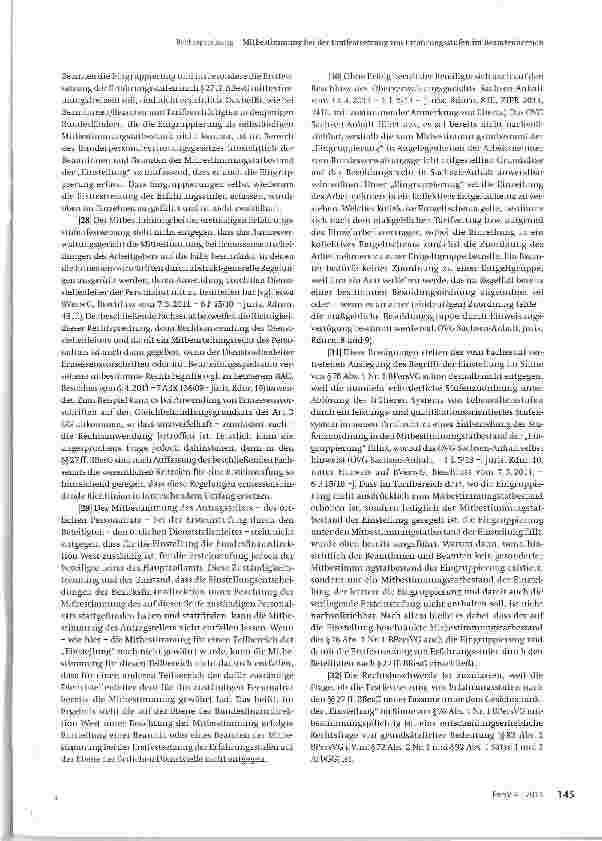 Vorschauseite 4: Mitbestimmung bei der Erstfest-setzung von Erfahrungsstufen im Beamtenbereich