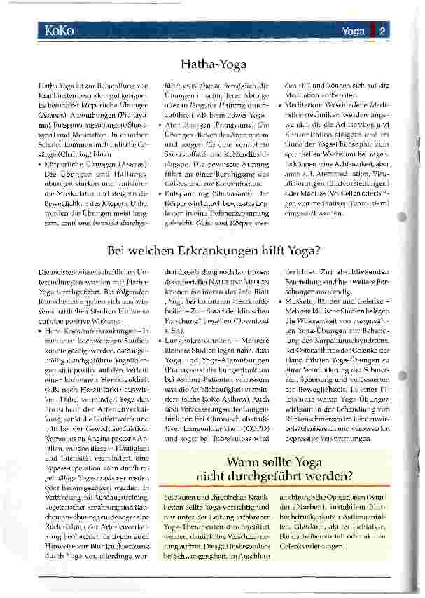 Vorschauseite 2: Yoga