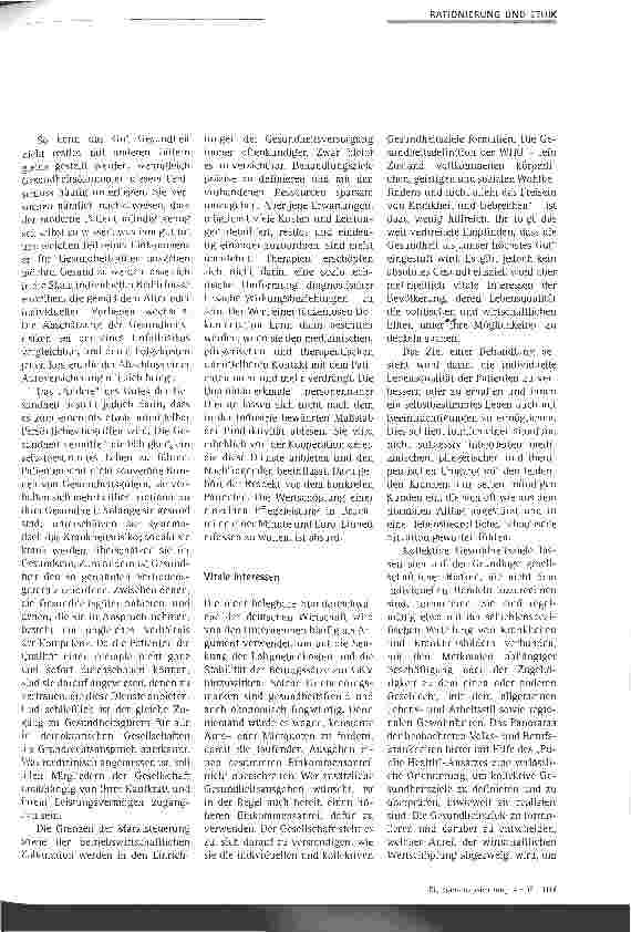 Vorschauseite 2: Der Umgang mit dem Gesundheitsrisiko - einegesellschaftsethische Reflexion