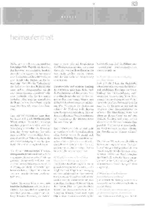 Vorschauseite 2: das heimaufenthaltsgesetz