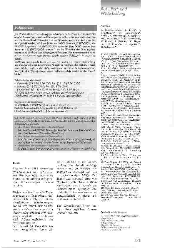 Vorschauseite 4: Zertifizierter Wundmanager. Interdisziplinäre Weiterbildung für den Bereich des modernen Wundmanagements