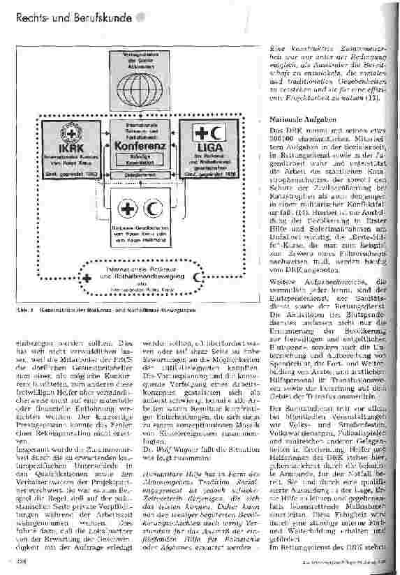 Vorschauseite 2: Die Arbeit Internationaler Hilfsorganisationen Teil 2: Heutige Tätigkeitsfelder einer Nationalen Gesellschaft am Beispiel des Deutschen Roten Kreuzes