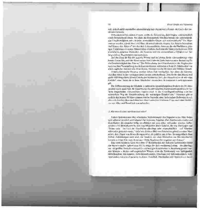Vorschauseite 6: Alter, Krankheit und Demenz. Historische Anmerkungen zu einem aktuellen Thema