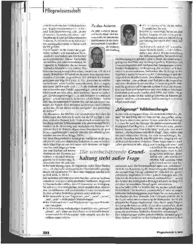 Vorschauseite 2: Mehr als eine Betreuungsphilosophie?