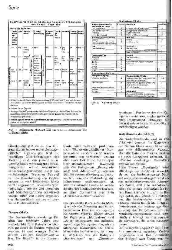 Vorschauseite 2: Aktuelle Therapieformen des Dekubitus 2. Folge: Das Dekubitusrisiko erkennen