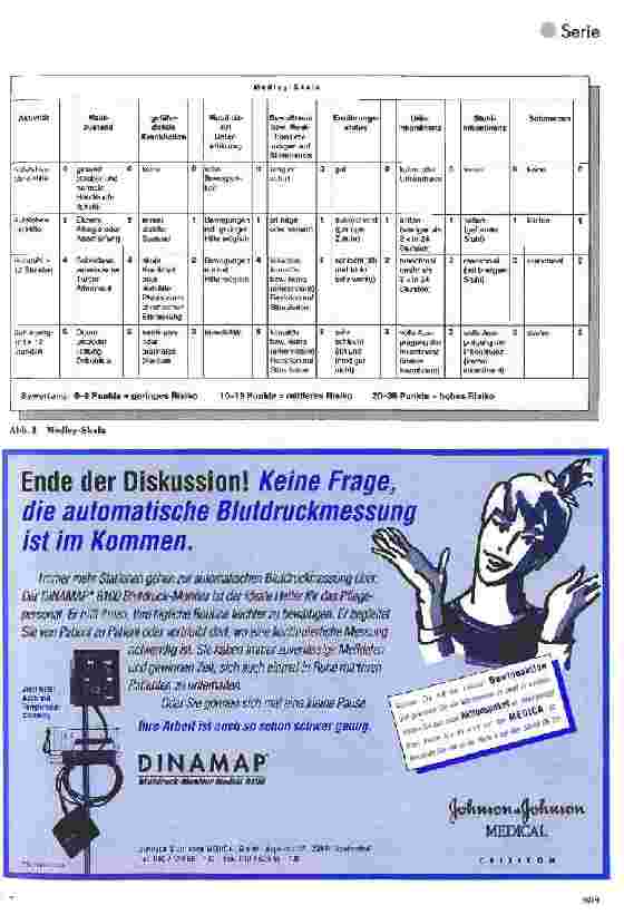 Vorschauseite 3: Aktuelle Therapieformen des Dekubitus 2. Folge: Das Dekubitusrisiko erkennen