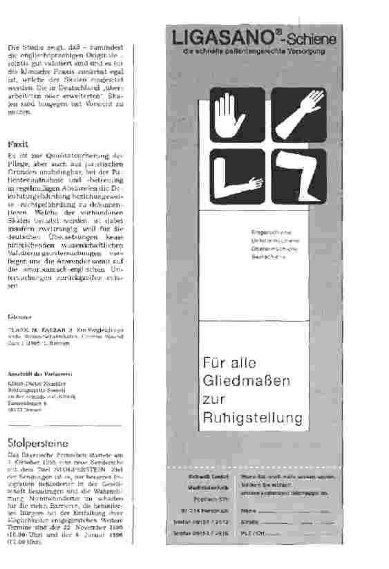 Vorschauseite 6: Aktuelle Therapieformen des Dekubitus 2. Folge: Das Dekubitusrisiko erkennen