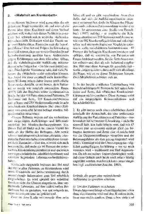 Vorschauseite 3: Wahrheit im Umgang mit kranken Menschen Drittes Internationales Osnabrücker Symposium Pflegewissenschaft 17. /18. November 1994