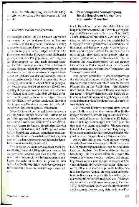 Vorschauseite 5: Wahrheit im Umgang mit kranken Menschen Drittes Internationales Osnabrücker Symposium Pflegewissenschaft 17. /18. November 1994