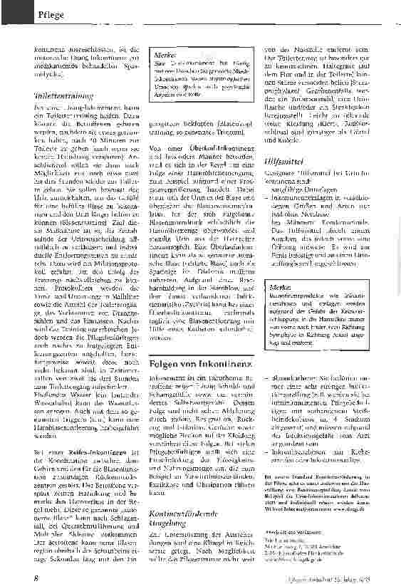 Vorschauseite 3: Kontinenz individuell fördern