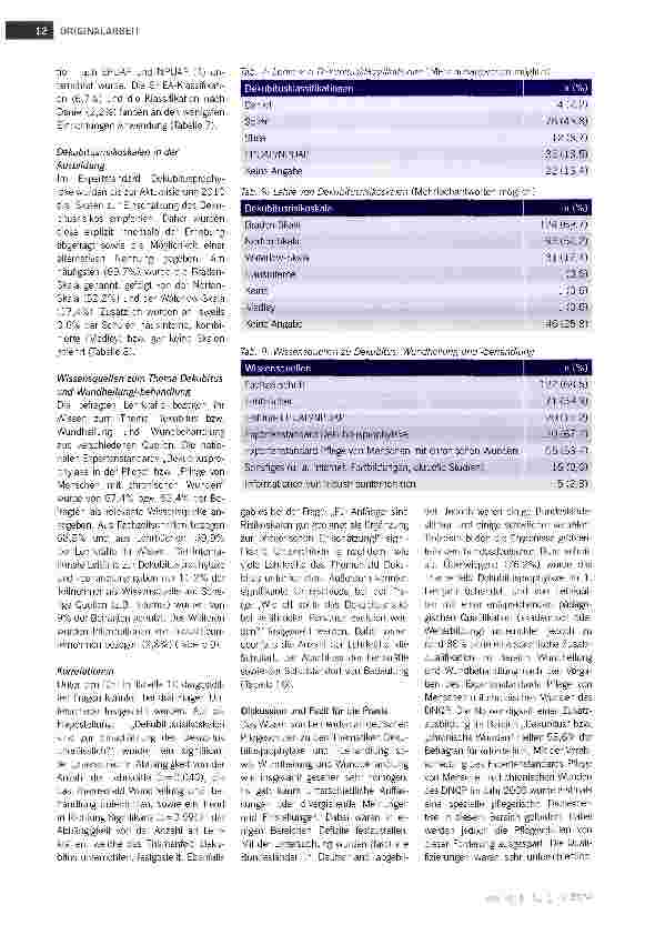Vorschauseite 5: Wissen zu Dekubitus -welches Wissen wird an deutschen Pflegeschulen gelehrt?