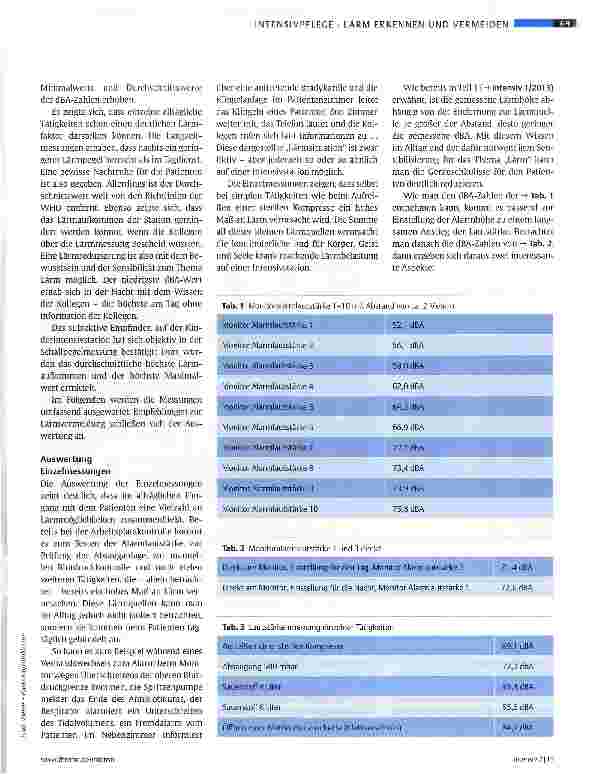 Vorschauseite 2: Störfaktor Lärm (2)
