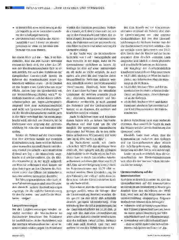 Vorschauseite 3: Störfaktor Lärm (2)