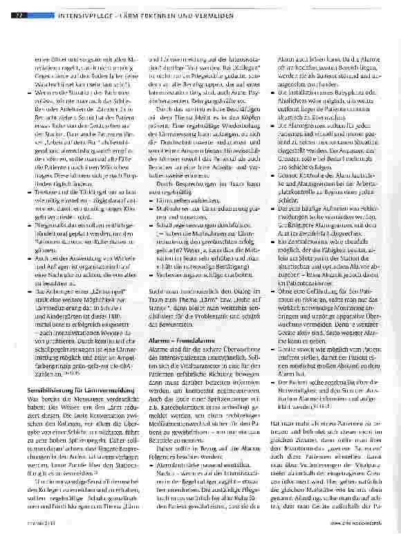 Vorschauseite 5: Störfaktor Lärm (2)