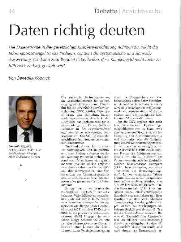 Vorschauseite 1: Daten richtig deuten