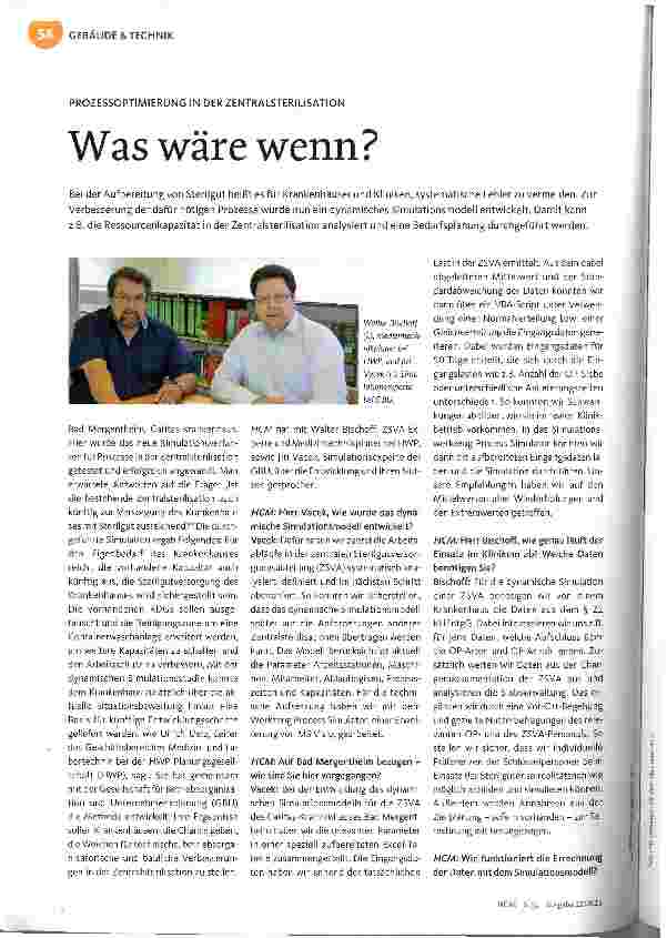 Vorschauseite 1: Was wäre wenn?