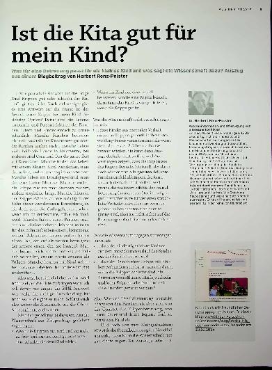 Vorschauseite 1: Ist die Kita gut für mein Kind?