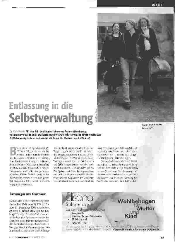 Vorschauseite 1: Entlassung in die Selbstverwaltung