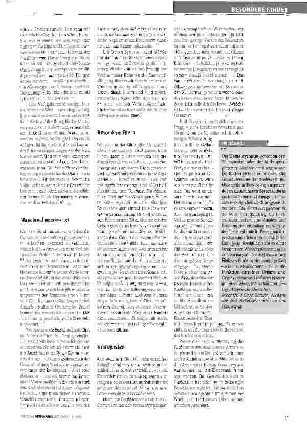 Vorschauseite 3: Schutz und Hülle für die erste Begegnung