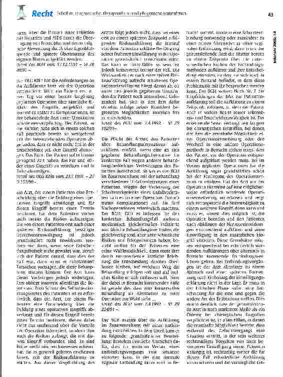 Vorschauseite 3: Diagnostische, therapeutische und pflegerische Maßnahmen bedürfen grundsätzlich der Einwilligung des Patienten