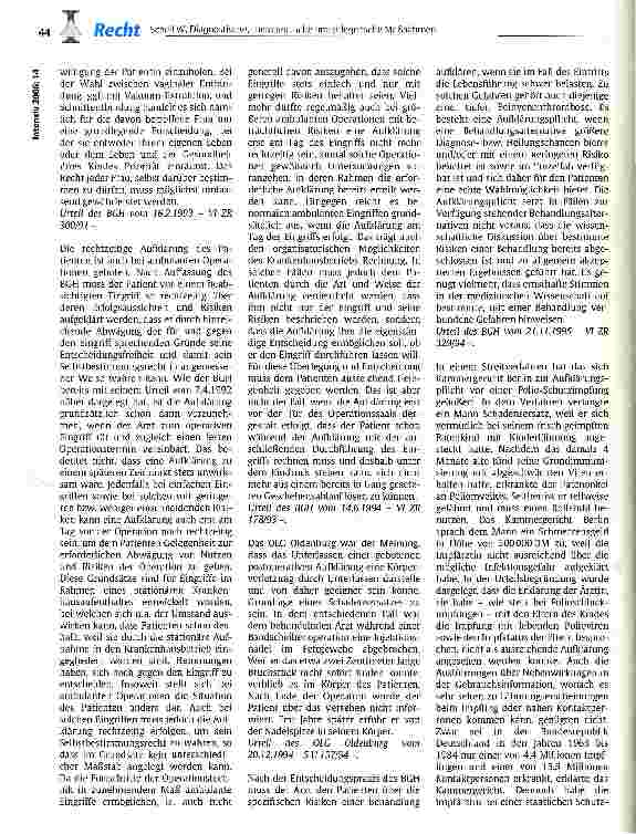 Vorschauseite 4: Diagnostische, therapeutische und pflegerische Maßnahmen bedürfen grundsätzlich der Einwilligung des Patienten