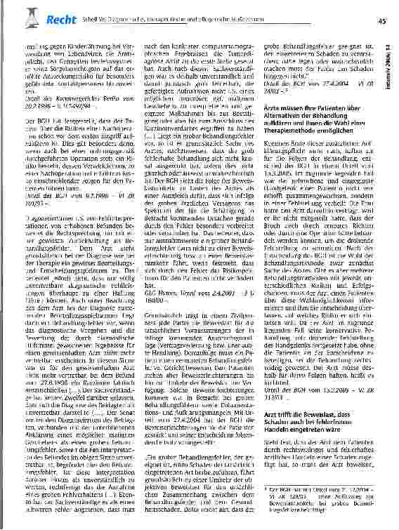 Vorschauseite 5: Diagnostische, therapeutische und pflegerische Maßnahmen bedürfen grundsätzlich der Einwilligung des Patienten