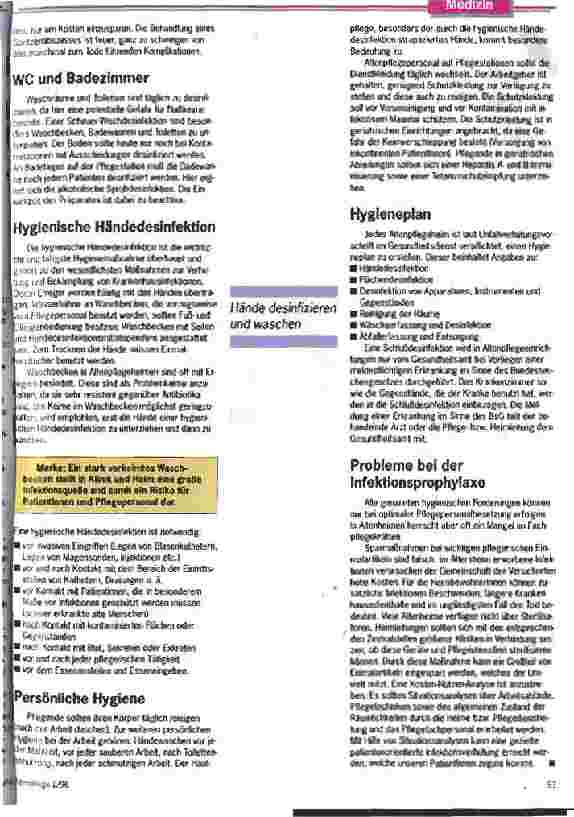 Vorschauseite 2: Hygiene ist das A und O Häufige Infektionen und Prophylaxe in geriatrischen Einrichtungen Teil 6
