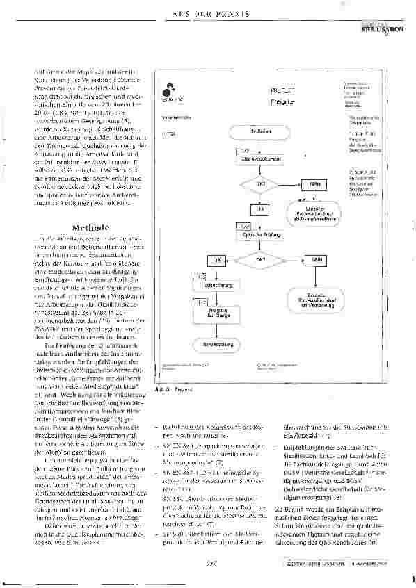 Vorschauseite 2: Qualitätsmanagement-System in der Zentralen Sterilgutversorgungsabteihmg